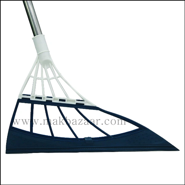 Multifunction Magic Broom, 2-in-1 Universal Wiping Sweeper Durable Eco-Friendly TPR Broom with Scraper, Bathroom Wiper Wet and Dry Broom is Used for Tiles, Glass, Wiper, Hardwood Floor... (Multi Color